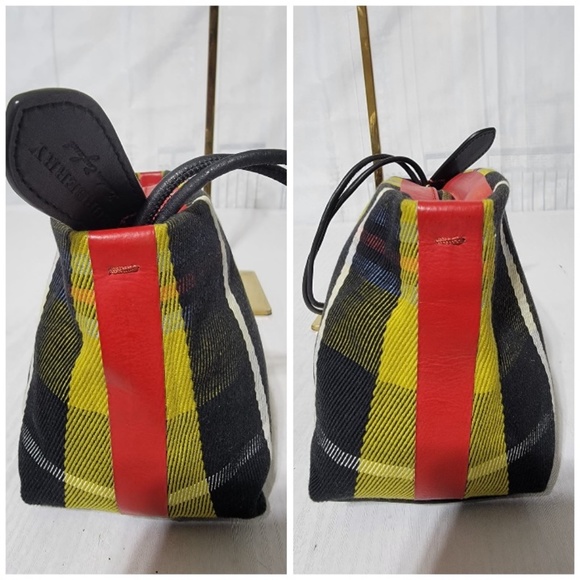 Authentic BURBERRY Tartan Fabric and Leather Clutch/Pouch - Picture 8 of 12